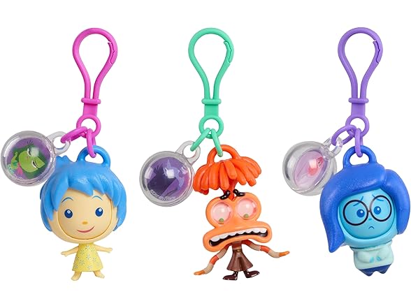 Just Play Inside Out 2 Fidget Figure Keychains - Joy, Kids T