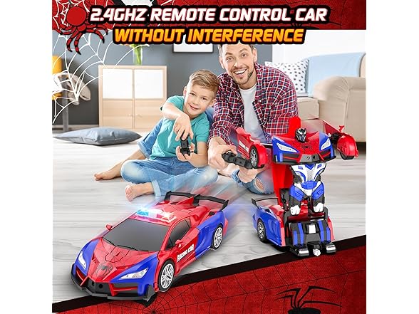 CEGOUFUN Remote Control Car with One Button Transformation