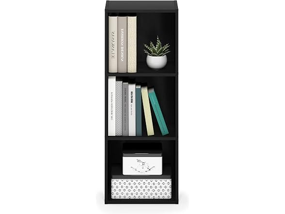 Furinno Pasir 3-Tier Bookcase Blackwood