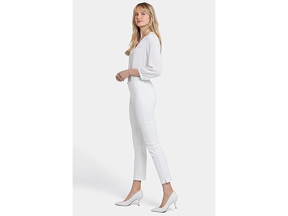 NYDJ Women's White Skinny Ankle (16)
