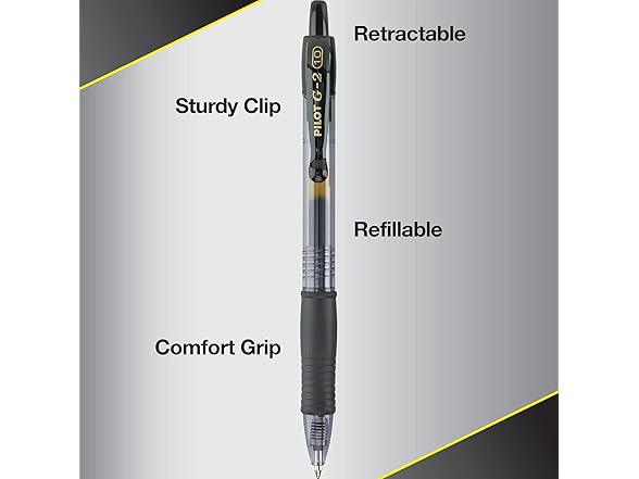 Pilot G2 Premium Gel Pens, 5-pack