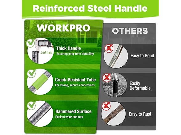 WORKPRO Thatch Rake