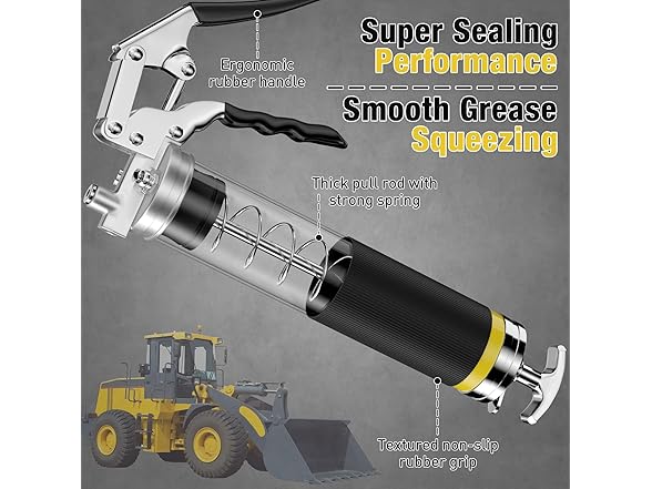 Samffy Samffy Heavy Duty Grease Gun kit, 8000P