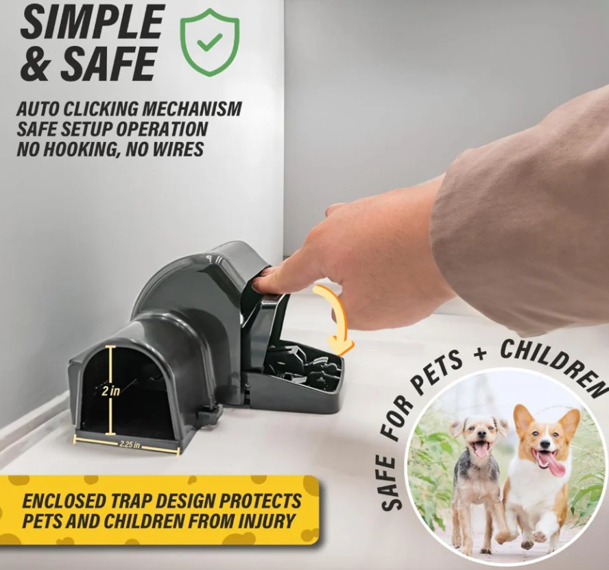 Hakol 2-Pack Heavy-Duty Rat & Chipmunk Traps - Gallery 16