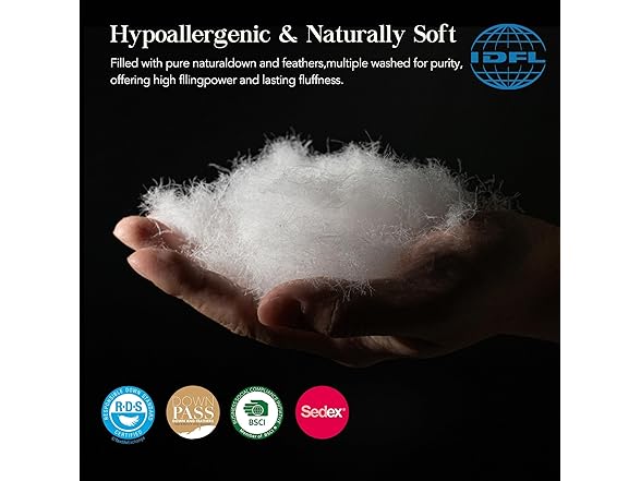 Oversize King Down Fiber Comforter