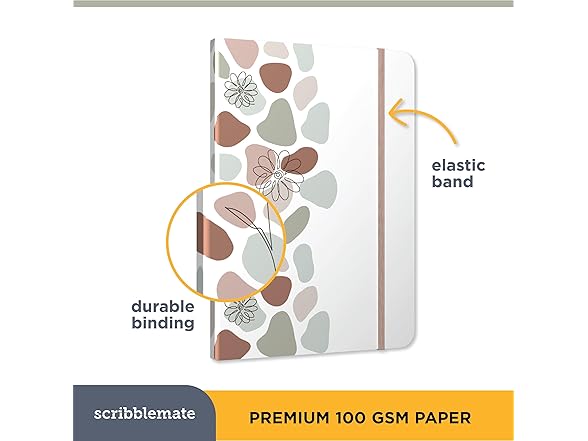ScribbleMate Lined journal notebooks