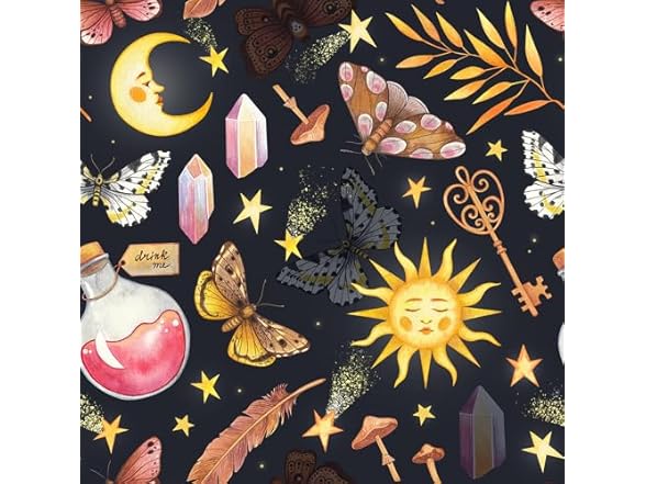 BEETAL Black Navy Fantasy Magical Sun
