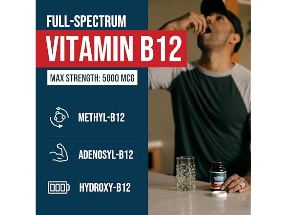 Triquetra Health BioActive Vitamin B12 5000mcg, 60 servin