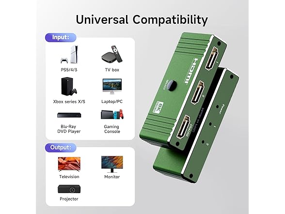 Vodi Mosa HDMI Switcher 2 in 1