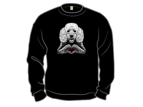 Poodle Heartmark