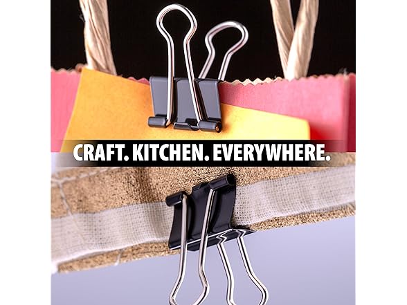 Officemate Small Binder Clips, Black, 12Boxes