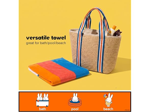 Miffy Kids Cotton Beach Towel