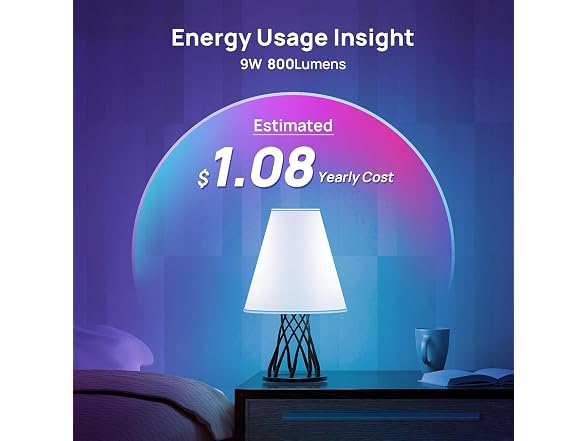 Consciot Smart Light Bulbs, A19 Google