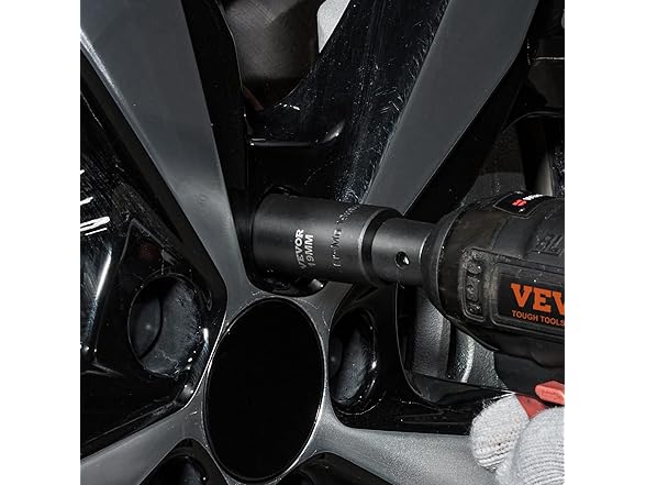 VEVOR 3/8" Drive Impact Socket Set SAE & Metric 90 Piece Socket Set