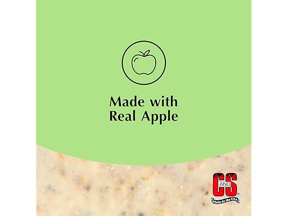C&S Apple Suet Treat, 11.75 Ounce, 8 Pack