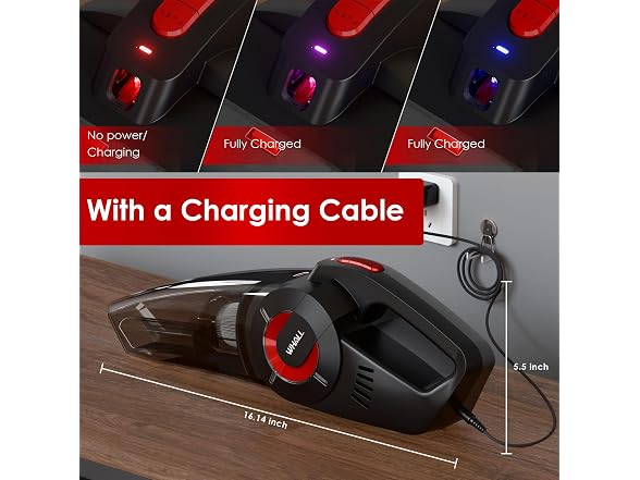whall Handheld Cordless Car Vacuum