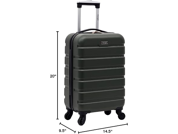 Wrangler 22" Hardside Spinner Carry-On Deep Depth