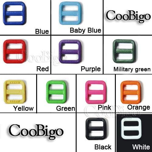 50 PC Plastic Adjust Buckles For Straps - Gallery 5