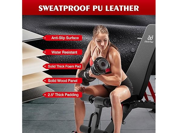 BlackPear Adjustable Weight Bench