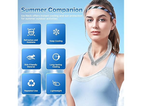 Neck Cooling Tube, Cooling Wrap for Summer