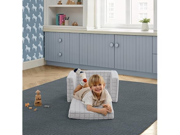 Delta Children Checkered Cozee Flip-Out Chair