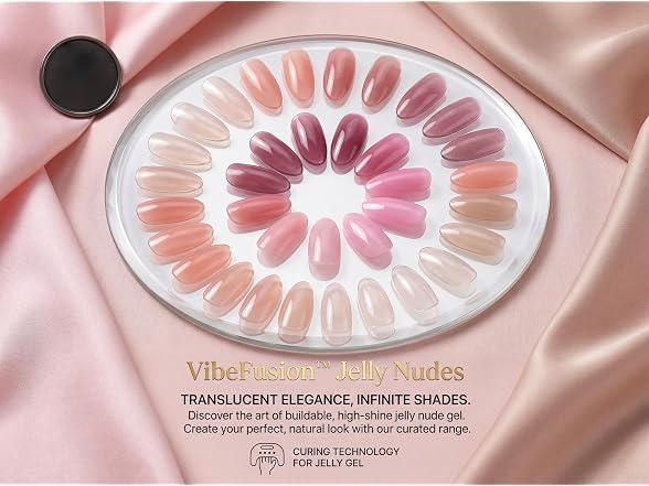 Nude Jelly Gel Nail Polish Set Milky