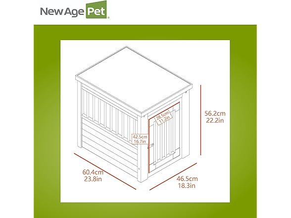 New Age Pet ecoFLEX Pet Crate/End Table