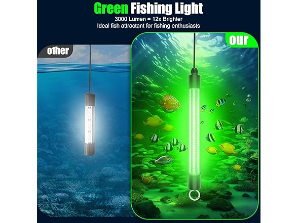 Uniqwamo Underwater Fishing Light