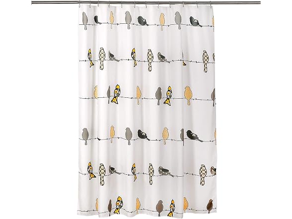 Lush Decor Rowley Birds Shower Curtain