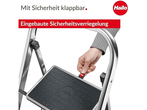 HAILO K70 StandardLine 3-Step Ladder