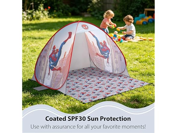Marvel Spiderman Canopy Pop Up Tent for Kids