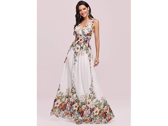 Ever-Pretty Women (8) Dress Floral Print