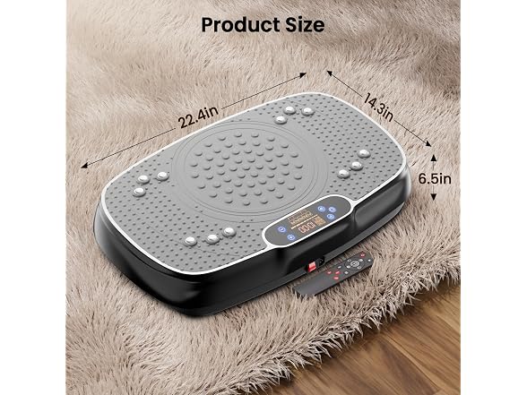 TISSCARE Grey Vibration Plate Exercise Machine