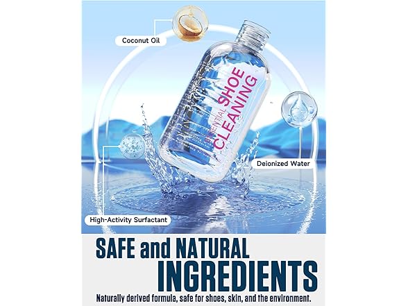 Jevvu Shoe Cleaner Kit with 3 Brushes Towel