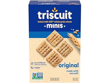 $2.99, Was $4.88, 38% Off! Triscuit Minis Original Whole Grain Wheat Cracke dealfomo