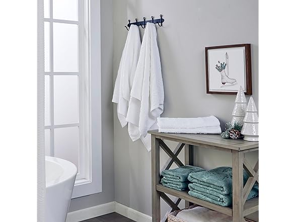 SKL Home Winter Snowflake Bath Towel