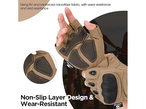 Mossy Oak Motorcycle Gloves for Men