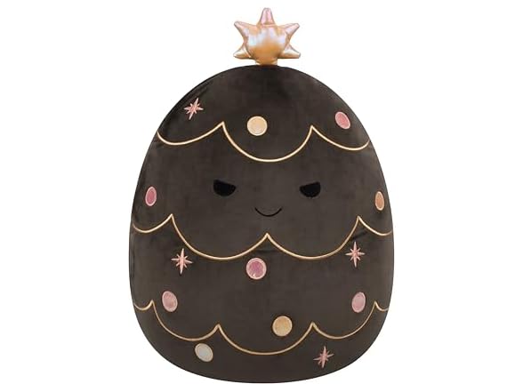 Squishmallows Original 20in Ulysses The Black Christmas Tree