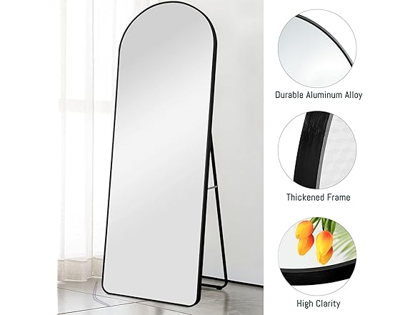 KIAYACI KIAYACI Arched Full Length Mirror with S