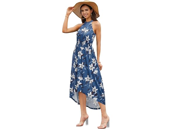 Kilig Women (L) Summer Halter Maxi Causal Dress