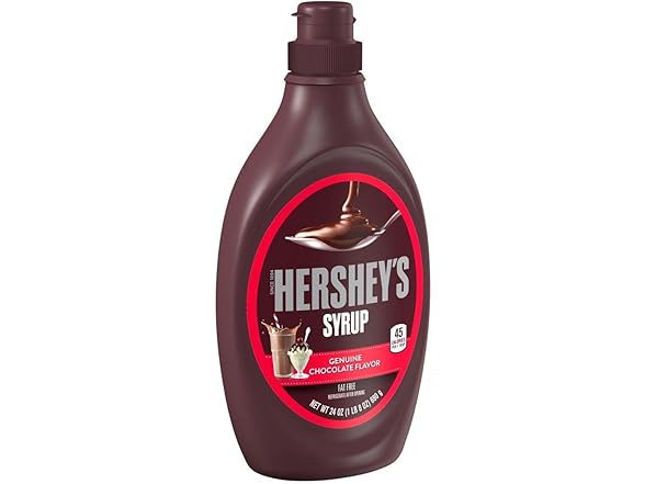 HERSHEY'S Chocolate Syrup, 24 Ounce