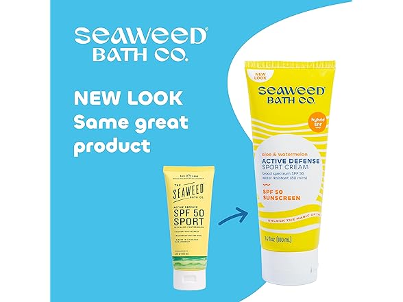 Seaweed Bath Co. Active Defense SPF 50 Sunscreen