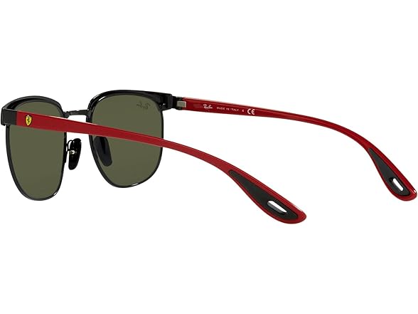 Ray-Ban Unisex RB3698M Scuderia Ferrari Collection Square Sunglasses