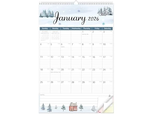 2026 -2027 Large Wall Calendar/Planner
