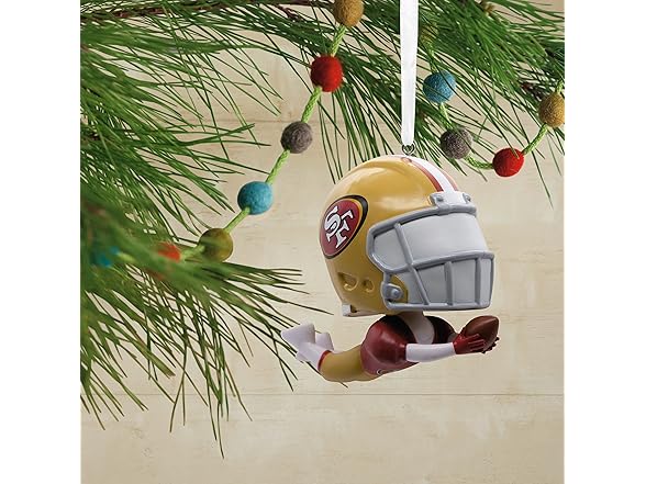 49ERS Christmas Ornament