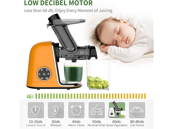 Qisebin Slow Juicer Masticating Machine