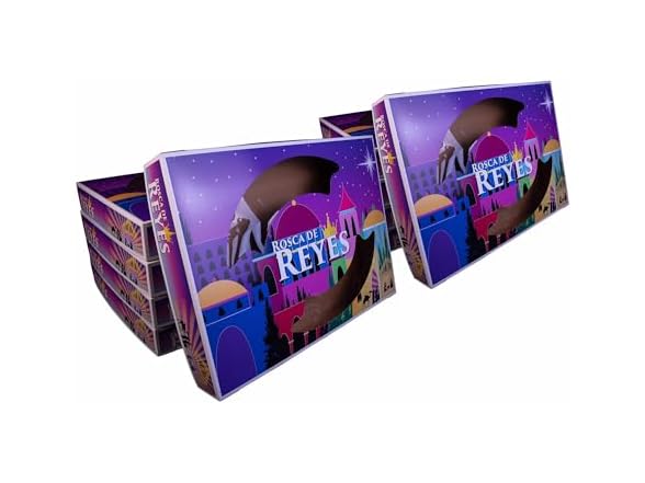 Rosca de Reyes Box 26x18x3 25pk