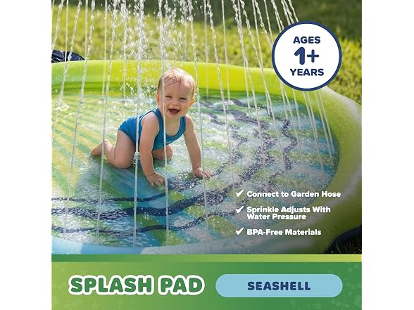 Playland Non-Slip Splash Pad Water Toy for Kids