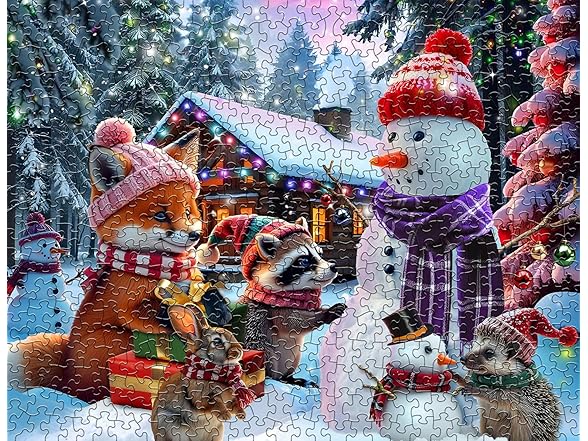 Springbok Christmas Critters 500 Piece Puzzle