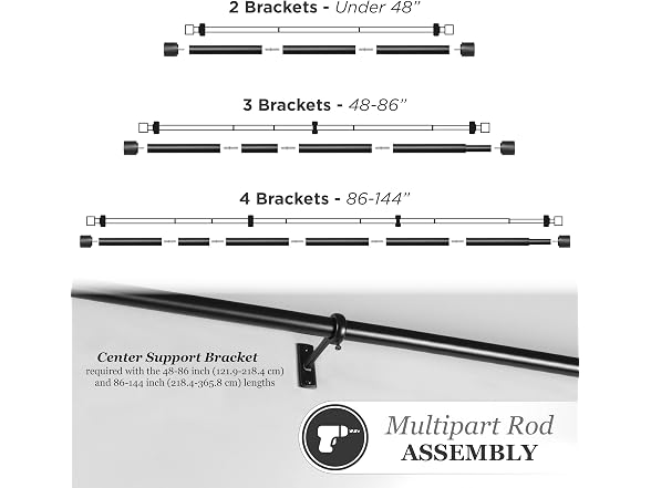 Kenney PiecePerfect - Cage Multipart Decorative Curtain Rod